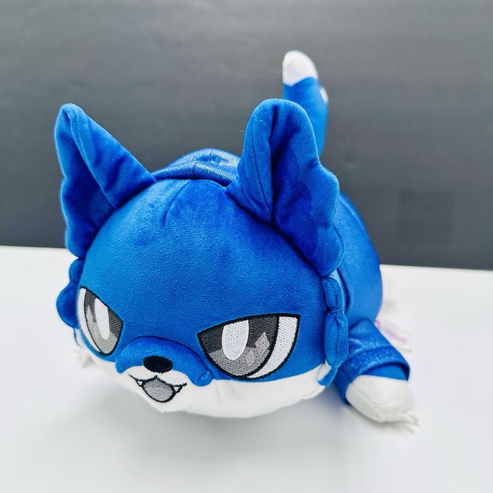 Aphmau Meemeows 11" Ultimate Sparkle Blue Wolf Cat Ein Plush Stuffed Animal